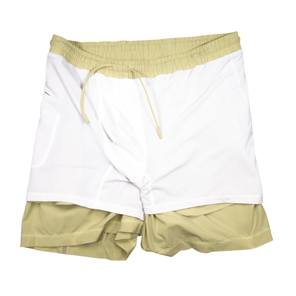 Lululemon Training Shorts XL Men's Light Green Running Athletic Gym - Picture 7 of 10